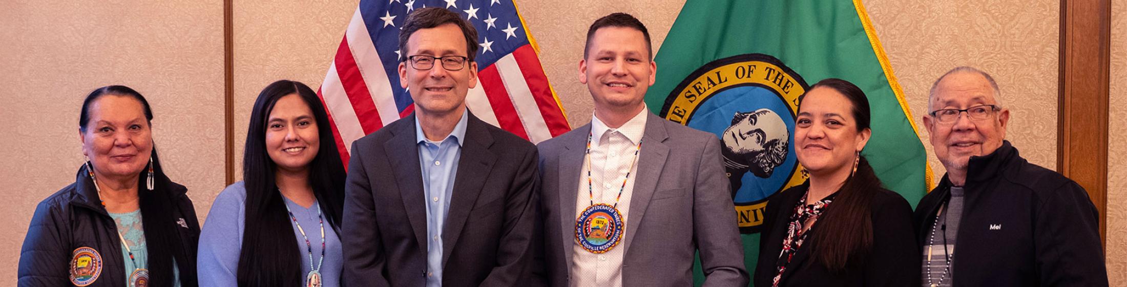 Gov Ferguson & Colville Tribal Council